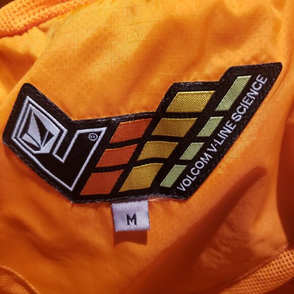Orange Volcom V Line Science Jacket Med Mens Drizzler Snowboard - Picture 6 of 8